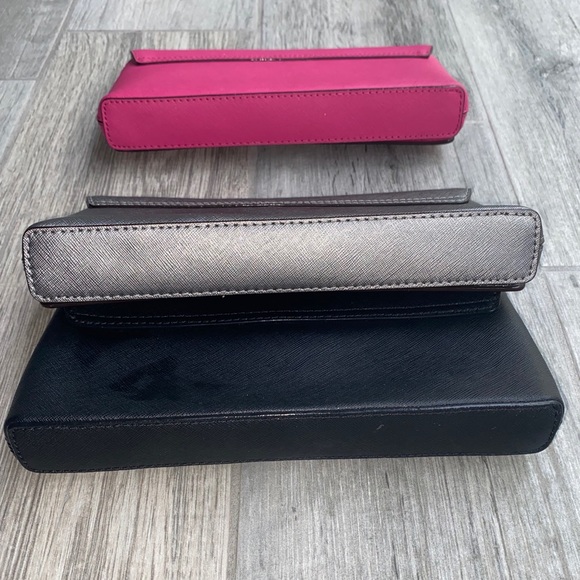 🖤💕KATE SPADE clutch in metallic black. EUC 💕🖤 - Picture 7 of 13